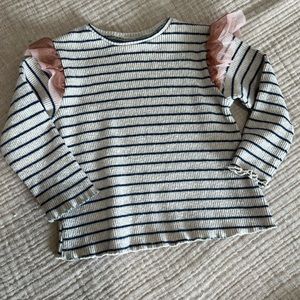 Baby Zara long sleeve ruffled top